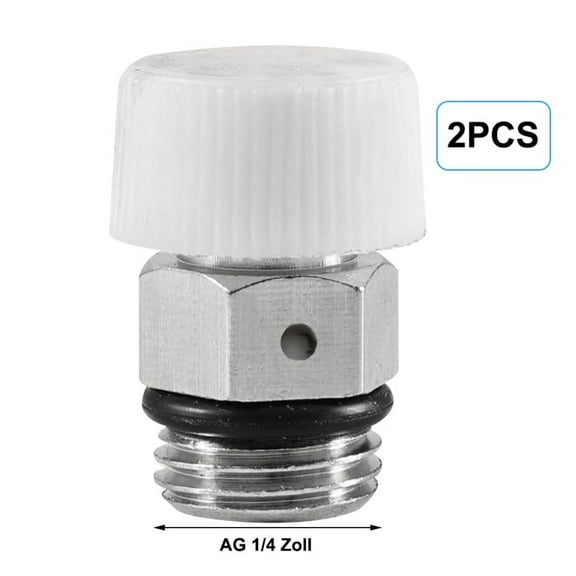 2 Automatic Heater Bleeder For Heating Systems, Bleed Valve For Radiator Air Release Valve Compatible With Heating Systems