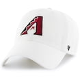 thumbnail image 1 of 47 MLB White Team Color Primary Logo Clean Up Gorra con correa ajustable Adulto Talla única - Tampa Bay Rays Blanco, 1 of 3