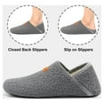 thumbnail image 4 of Barerun Slippers for Men and Women Indoor House Shoes Warm Sherpa Dark Grey, 4 of 9