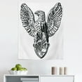 thumbnail image 1 of European Tapestry, Italian Rome Heraldry Eagle Pattern European Empire Heritage Culture Print, Fabric Wall Hanging Decor for Bedroom Living Room Dorm, 5 Sizes, Black White, by Ambesonne, 1 of 1