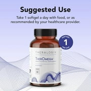 Theralogix TherOmega Omega-3 Fish Oil Supplement - Supports Heart, Brain, Immune & Joint Health* - 700 mg DHA & EPA from Wild Alaska Pollock - Sustainably Sourced - NSF Certified - 90 Softgels