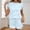 Sky Blue, variant on MAIHAN Women Casual Outfits Summer Beach Vacation Clothes Shirt and Short Outfit Shorts Set 2 Piece Outfit Comfortable Playwear Daily Wear