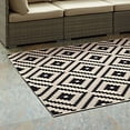 thumbnail image 5 of Modway Perplex Geometric Diamond Trellis 5x8 Indoor and Outdoor In Black and Beige, 5 of 5