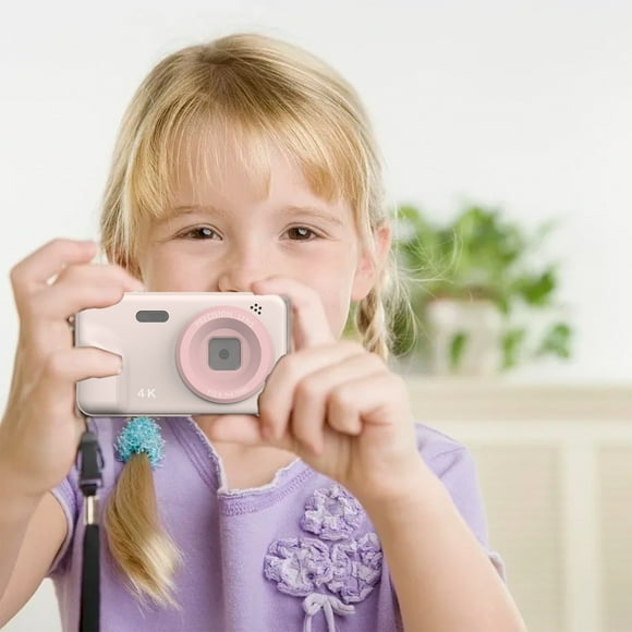 Cámara digital para niños Cámara para estudiantes Cámara compacta CCD de hasta 50 megapíxeles para estudiantes Toma fotografías Graba videos Videocámara digital compacta y liviana
