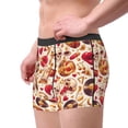 thumbnail image 2 of Balery Skull Retro record lips Calzoncillos bóxer para hombre, ropa interior de algodón suave y transpirable con cinturilla de nailon-Small, 2 of 5