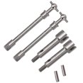 thumbnail image 4 of Reemplazo de acero inoxidable compatible con eje de transmisión delantero Axial SCX24 90081, actualización Dog Bone para autos RC 1/24, 4 of 8