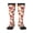 3 Black, variant on Sea Shells print thigh-high socks, crafted for both men and women with a stretchy, high-opaque design perfect for daily wear