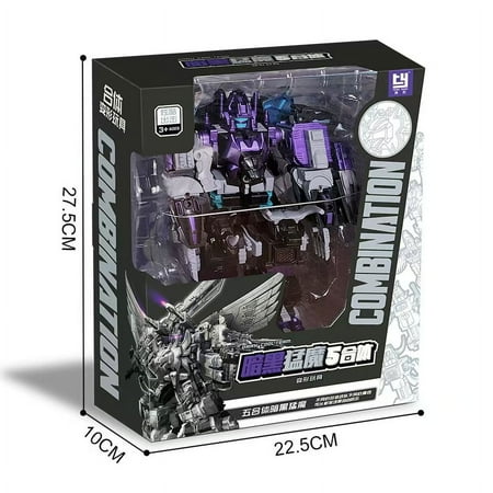 TENGYANG Dark Mechanical Beast Robot Transformation 21CM 5 IN 1 Predacons Predaking Action Figure Child Gift In Stock