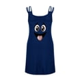 thumbnail image 4 of SCSAlgin Women Sleeveless Fashion Printed Night Gown Spaghetti Strap Sleep Dress Chemise Sleepwear, 4 of 5