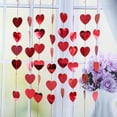 thumbnail image 3 of chaungfeng 3 Packs Red Glitter Heart Garland - NO DIY - Heart Garland Decorations - Valentines Day Hanging String Banner - Valentines Day Decorations - Valentine's Day Party Decor Supplies, 3 of 8