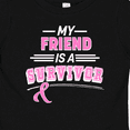 thumbnail image 4 of Inktastic My Friend is a Survivor Breast Cancer Awareness Boys or Girls Baby T-Shirt, 4 of 5