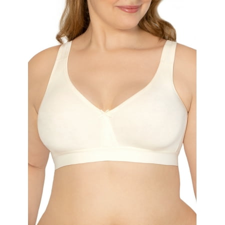 

Fruit of the Loom Women s Plus Size Beyond Soft Wireless Cotton Bra Style FT811