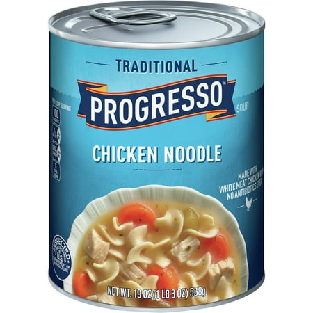 Progresso Soup Traditional Chicken Noodle Soup 19 oz Can - Walmart.com