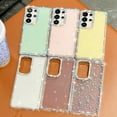 thumbnail image 6 of for Samsung Galaxy A56 5G Case for Women, Glitter Back & Diamond Frame, Slim TPU Shockproof Cover Stylish Sparkly for Girls, Luxury Shockproof Drop Protection Anti-Scratch Phone Case, Clear, 6 of 7