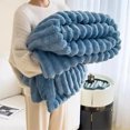 thumbnail image 1 of Imitation Rabbit Velvet Autumn Warm Bed Blanket or Blanket and Pillowcase Soft Warmth Winter Sofa Blankets for Throw Lap Blanket, 1 of 5