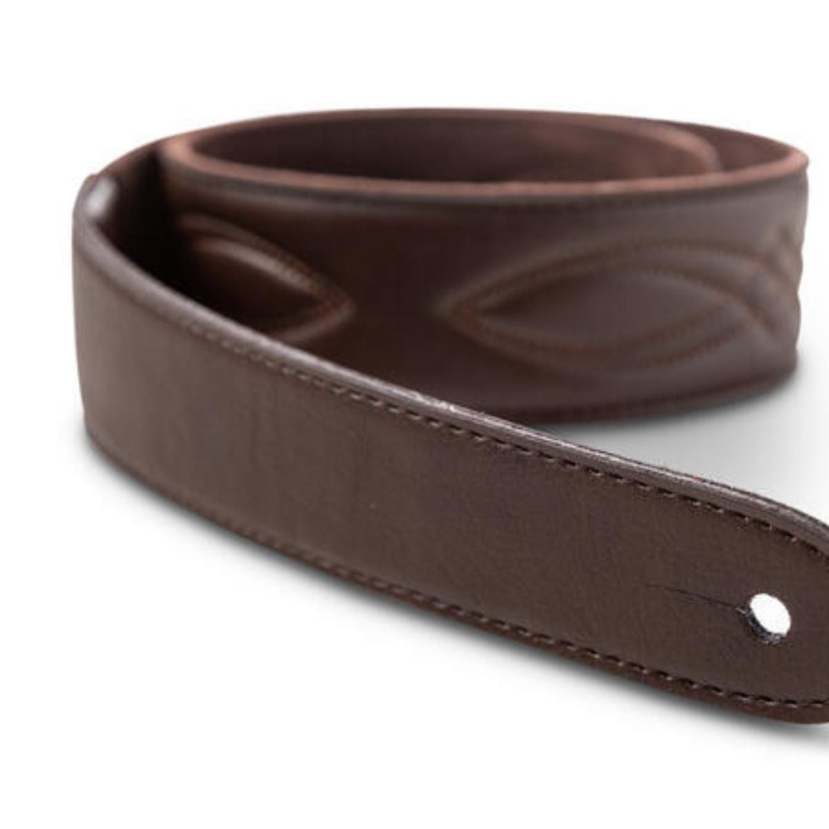 Taylor Strap Vegan Leather Guitar Strap - Chocolate Brown 2" (4200-20)