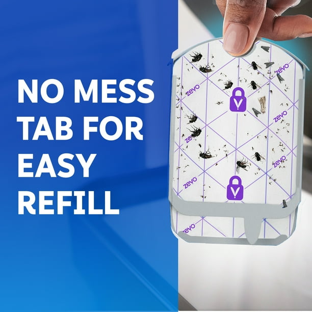 Zevo Indoor Flying Insect Killer Trap, Bug & Gnat House Killer, 2