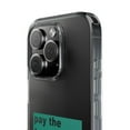thumbnail image 4 of DistinctInk Clear Hybrid Case for Apple iPhone 16 Pro (6.3" Screen) - Pay the Farmer, Not the Pharma. - Shockproof Protection, 4 of 5