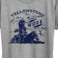 thumbnail image 3 of Yellowstone - Theres Work To Be Done - Women's Short Sleeve Graphic T-Shirt, 3 of 6