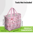 thumbnail image 3 of Bright Flowers Garden Tools Bag, Water-proof Oxford Garden Tote Home Organizer Gardening Tool Bag Kit Holder with 8 Pockets for Indoor and Outdoor Gardening(Tools Not Included), 3 of 6