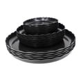 thumbnail image 1 of Almencla 15 Pcs Plateaux Ronds pour Plantes Soucoupes pour Cour Intérieure Extérieure Noir, 1 of 8