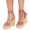 Pink, variant on Platform Sandals Women Clearance Fall Lace-Up Platform Casual Fashion Shoes for Women Khaki Size 6.5