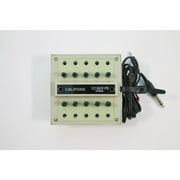 Califone 1210AV-PS 10 Position Jackbox with Volume Control, Beige