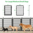 thumbnail image 4 of Jhsomdr Heavy Duty Dog Playpen 14 Panels 40"Height x 27"Width Dog Fence Exercise Pen with Doors Pet Puppy Outdoor Playpen Pen for RV, Camping, Yard, 4 of 7