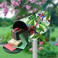 thumbnail image 5 of Coolnut Magnetic Mailbox Cover, Tropical Leaves Palm Tree with Birds Post Mail Box Cover Mail Wraps Cover, Standard Size 20.7" L x 18" W, 5 of 5