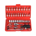 thumbnail image 1 of Juego de herramientas mecánicas Belug 46 pcs rojas, 1 of 5