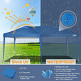 thumbnail image 5 of HOTEEL 10'x20' Pop up Canopy,Waterproof Outdoor Commercial Instant Tent,for Parties Beach Camping Event Shelter Wedding,Blue, 5 of 8