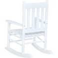 thumbnail image 3 of White Slat Back Youth Rocking Chair, wenjingqiUS-B062P145602, 3 of 5