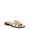 Platino Gold, variant on Women's Royalty Bit Slide Sandal - Medium & Wide Width