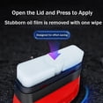 thumbnail image 4 of 2026 Upgrade Glass Cleaner, Oil Film Remover with Built-in Cleaning Brush, Car Handle Glass Cleaner for Windshield, Windows & Mirrors, Clear View Automotive Glass Cleaning Tool (1pcs), 4 of 7