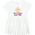 thumbnail image 3 of Inktastic Mimi and Poppop Love Me Grandchild Girls Baby Dress, 3 of 5