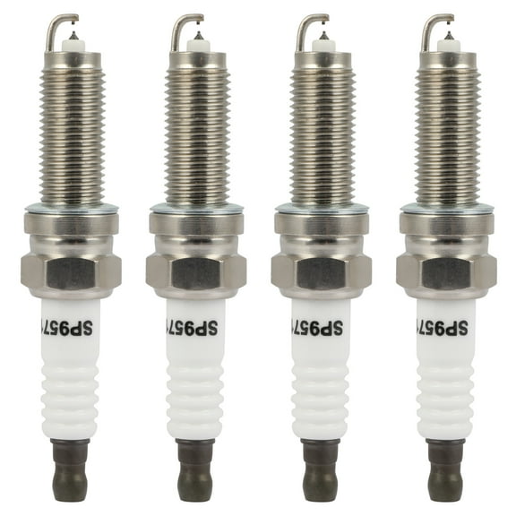SCITOO Double Iridium Spark Plugs for Honda CR-V, for Civic, Accord, Crosstour & for Hyundai Elantra, Elantra Coupe/GT, Sonata, Santa Fe, Santa Fe Sport, Tucson, Venue & for Kia Soul 95710 4 Pcs