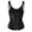 Black, variant on Comfortable Breathable Body Shaping Waist Trainer Corset Vest Shapesuit For Women