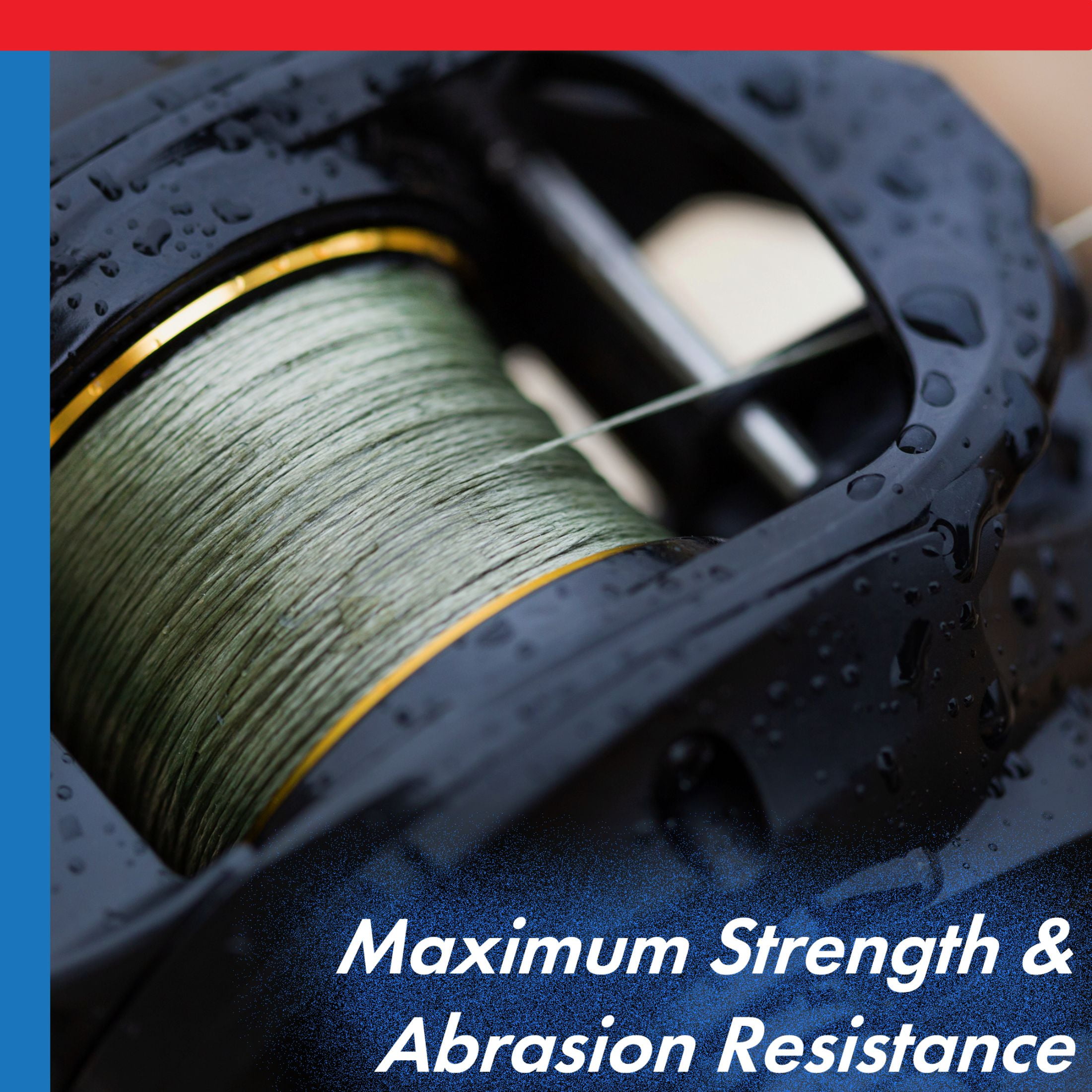 Pro Braid - High Strength Fishing Line, Braided Line with Near Zero Stretch, Smooth & Strong UHMWPE by Western Filament