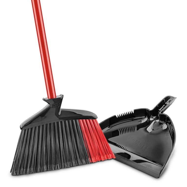 Libman High Power 905 Indoor-Outdoor Angle Broom with Dust Pan