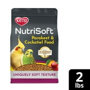 Kaytee Nutri Soft Parakeet and Cockatiel Pet Bird Food Seed, 2 lb
