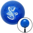 thumbnail image 1 of American Shifter  White Cobra Blue Metal Flake Shift Knob with M16 x 1.5 Insert Shifter Auto Manual Brody, 1 of 1