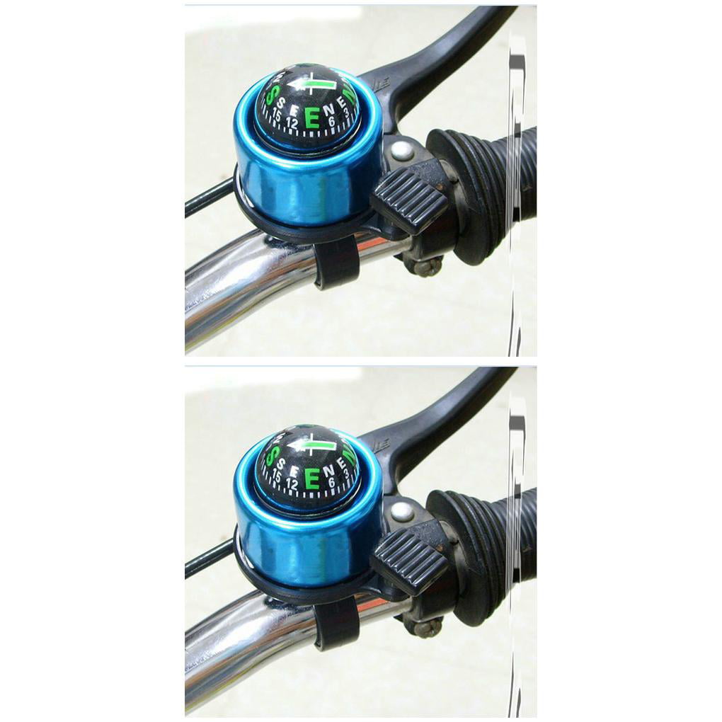 New Handlebar Road Bike Accessory Bicycle Bell Ring Cycling Compass 
