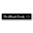 thumbnail image 2 of Family Established Novelty Sign, Metal Wall Decor - 4x18 inches, 2 of 4