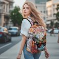 thumbnail image 4 of Psesaysky Graffiti Butterfly Girls Boys School Backpack Students Bookbag Fits Laptop 15 Inch Daypack, 4 of 7