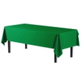 thumbnail image 2 of Mantel exquisito de plástico de primera calidad, 137 cm x 274 cm, verde esmeralda, 2 of 7
