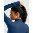 thumbnail image 5 of CRZ YOGA Butterluxe Cropped Athletic Jackets for Women Full Zip Up Track Tops, 5 of 5