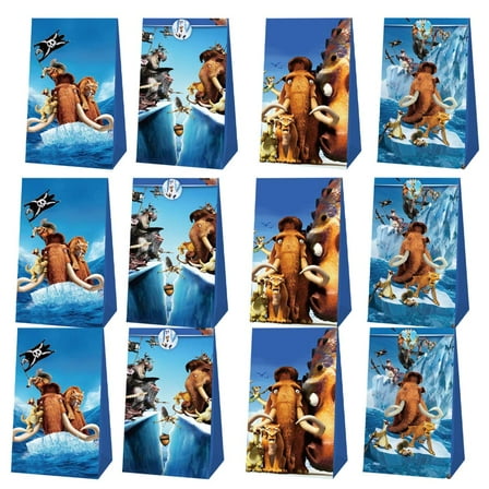 Ice Age Goodie Party Favor Candy Bags Birthday Decorations Treat Supplies