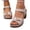Beige, variant on Heels for Women Block Chunky Platform High Heels Open Toe Fashion Wedding Party Evening Prom Dance Ankle Strap Dress Sandals Shoes