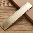 thumbnail image 1 of Vintage Brass Straight Ruler For Students Creative Metal Triangle Ruler Protractor Stationery Measuring Tool School Supplies New, 1 of 5