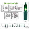 thumbnail image 4 of Cadena de luces LJLNION 3x150, color verde, 10 m, conectables, 120 V, 4 of 7
